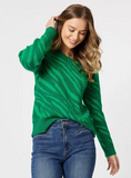 Striped Button-Up Shirt