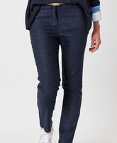 Gordon Smith Animal Print Suede Jean