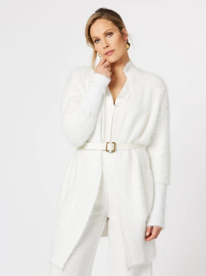 Hammock & Vine Feather Knit 2 Way Cardigan