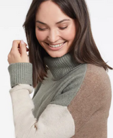 Tribal L/S Roll Neck Sweater