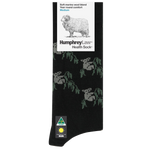 humphrey law health fine merino koala socks