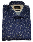 brooksfield lux floral print shirt