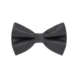 bow tie & pocket square, basket, black