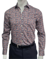 brookesfield luxe flower print shirt