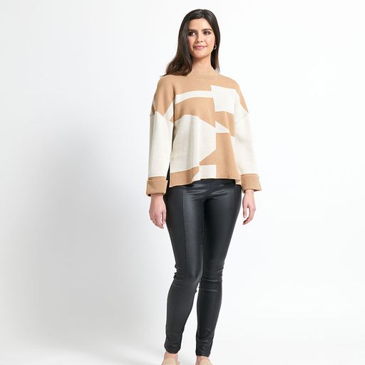 Foil Block and Roll Sweater