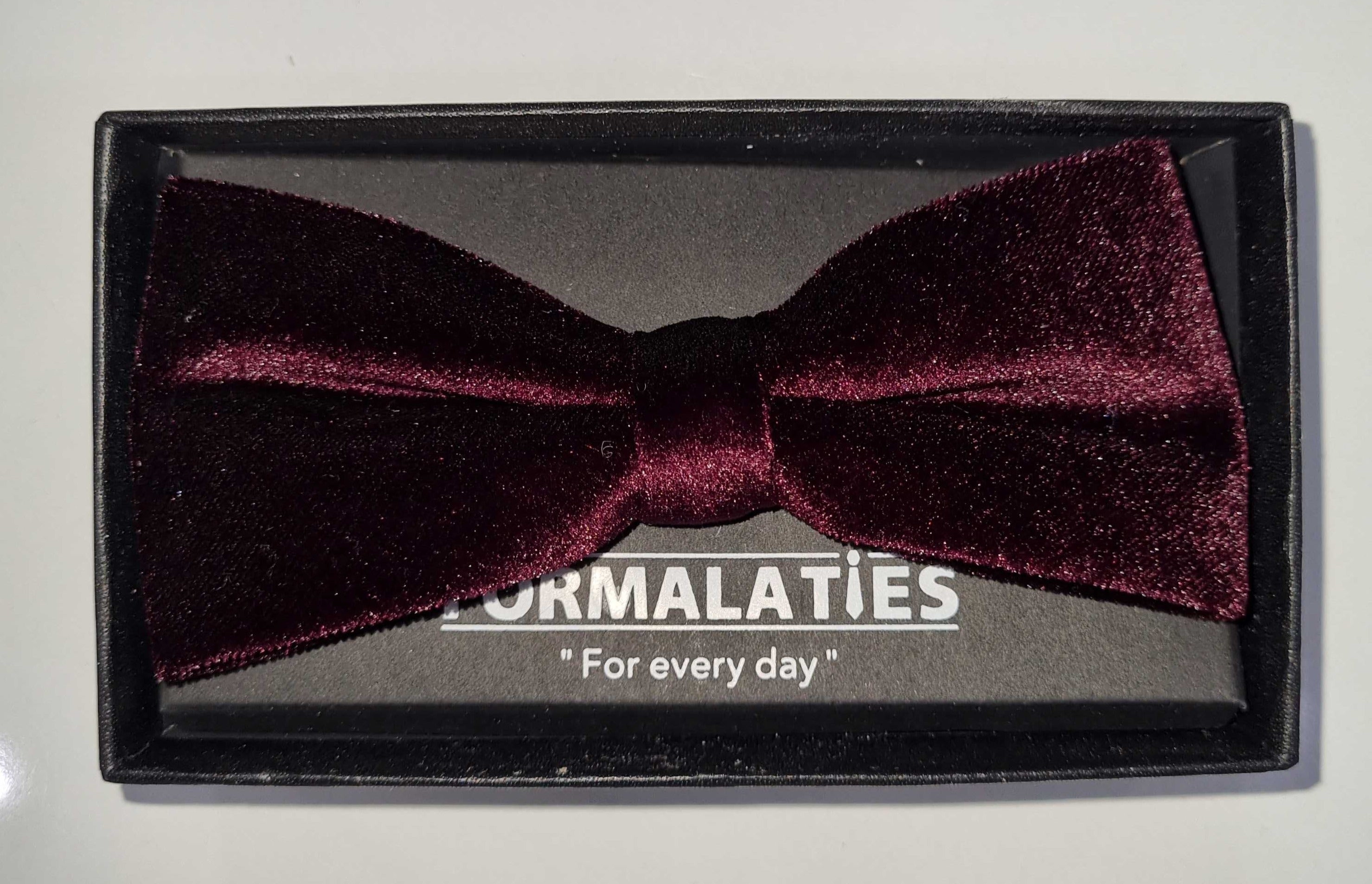 Formalaties Velvet Bow Tie