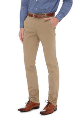 city club breeze edusa stretch chino tan