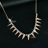 rose gold gp necklace