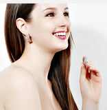 Curved Crystal Earrings