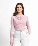 Foil Holy Cowl Top
