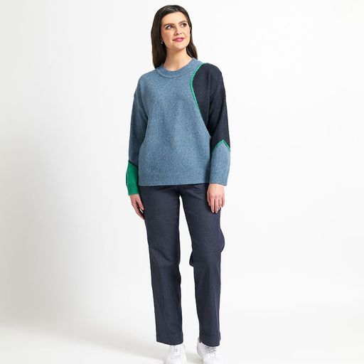 Foil Pop and Roll Sweater
