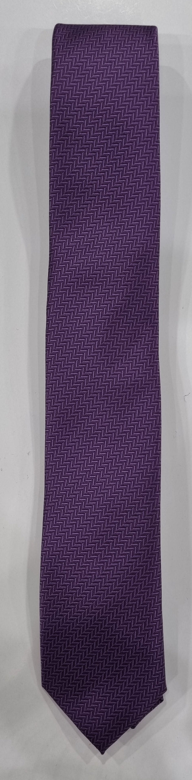 Herring Bone Tie Purple