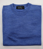 ansett merino crew neck jumper cobalt