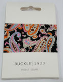 pocket square, paisley pink