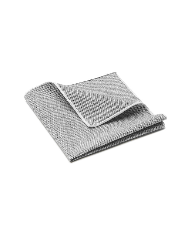 pocket square tweed grey