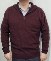 mkm possum lightweight 1/2 zip sweater