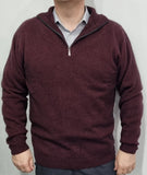 mkm possum lightweight 1/2 zip sweater