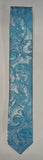 Tie Paisley Pattern Turquoise