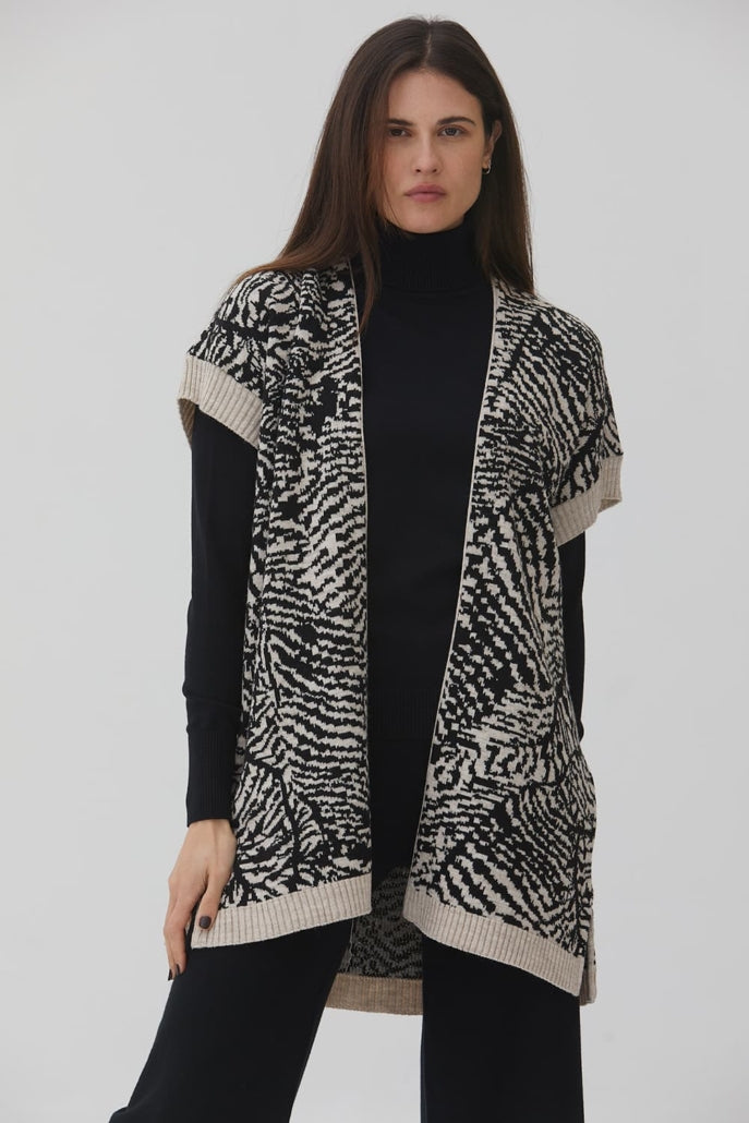 Scorzzo Wool Blend Cardigan