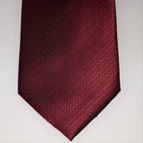 formalaties herring bone tie claret
