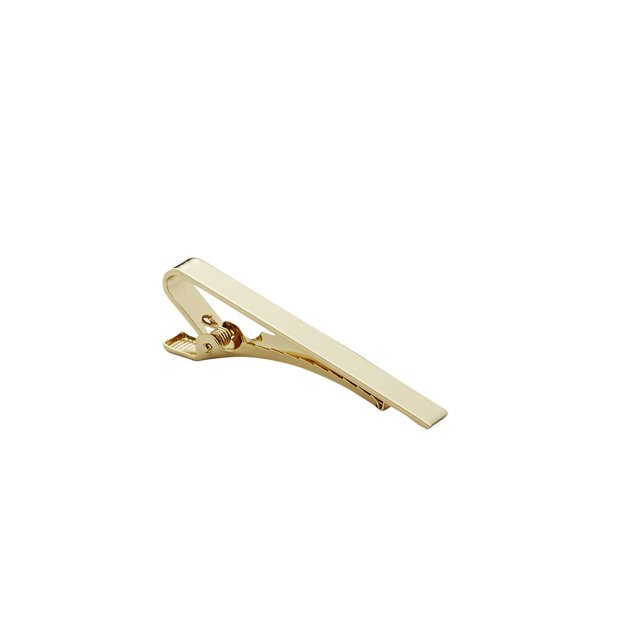 tie bar polished gold