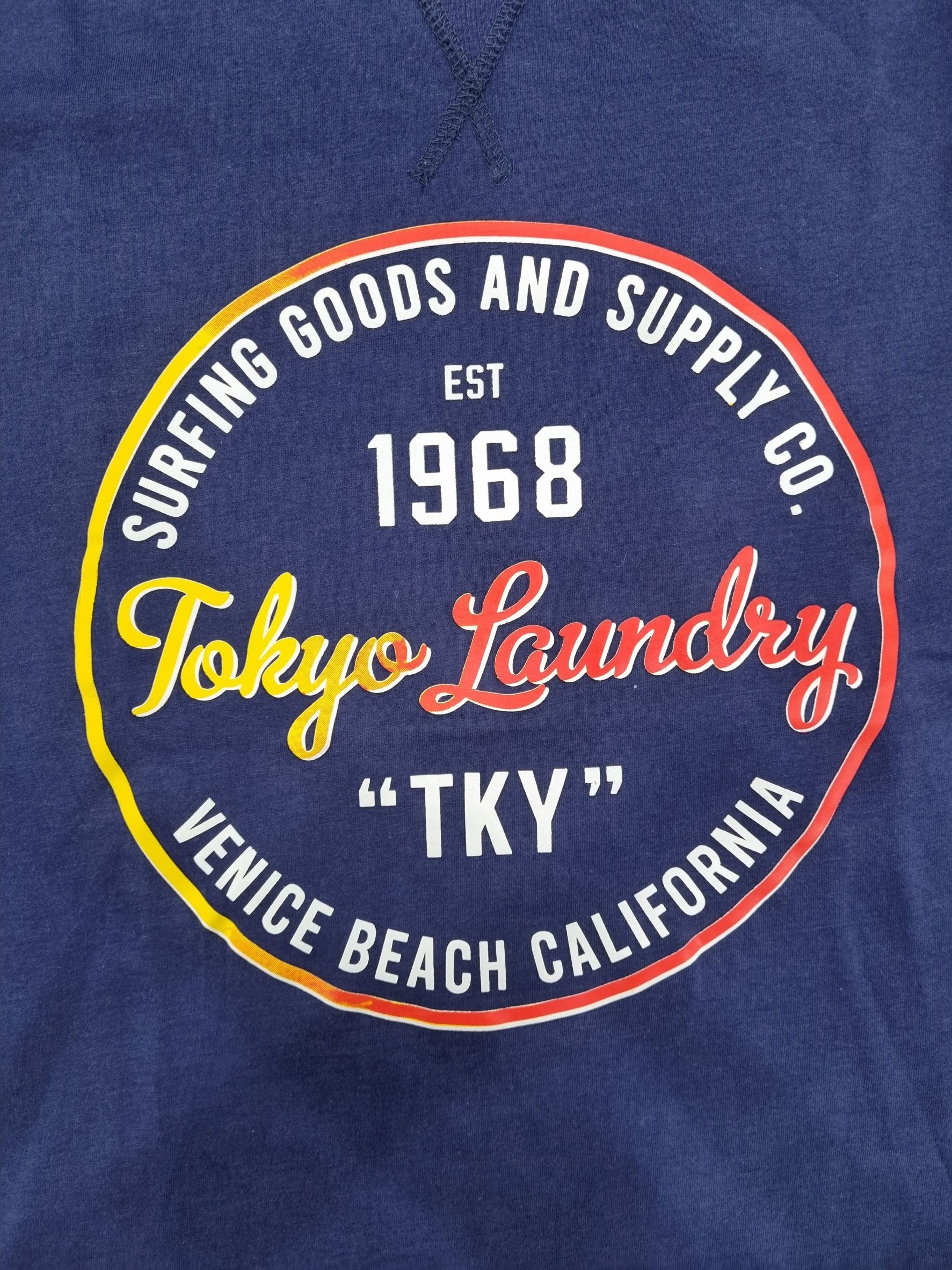 Tokyo Laundry Rainbow Surf Blue Tee