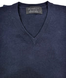 ansett sweater merino vee navy
