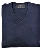 ansett sweater merino vee navy