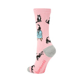 womens bamboo badkitty socks