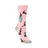 womens bamboo badkitty socks