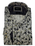 brooksfield luxe floral print shirt