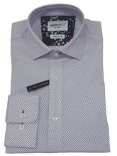 brooksfield career stretch print shirt