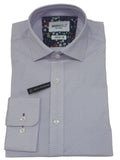 brooksfield career stretch print shirt