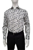 brooksfield luxe floral print shirt