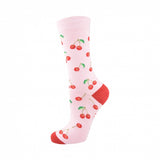 womens cherry picker bamboo socks