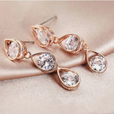 Crystal RPG Teardrop Earrings