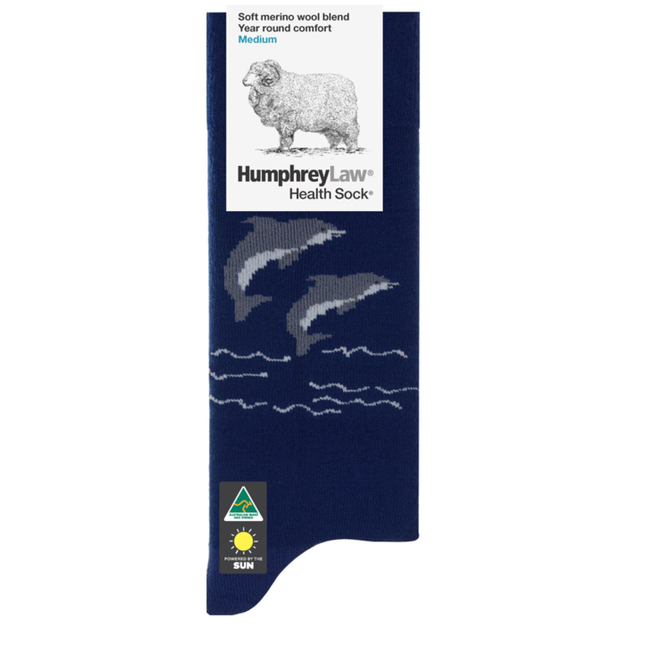 health fine merino dolphine socks
