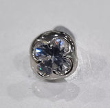 swarovski crystal flower stud