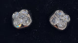 swarovski crystal flower stud