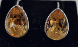 swarovski teardrop earring