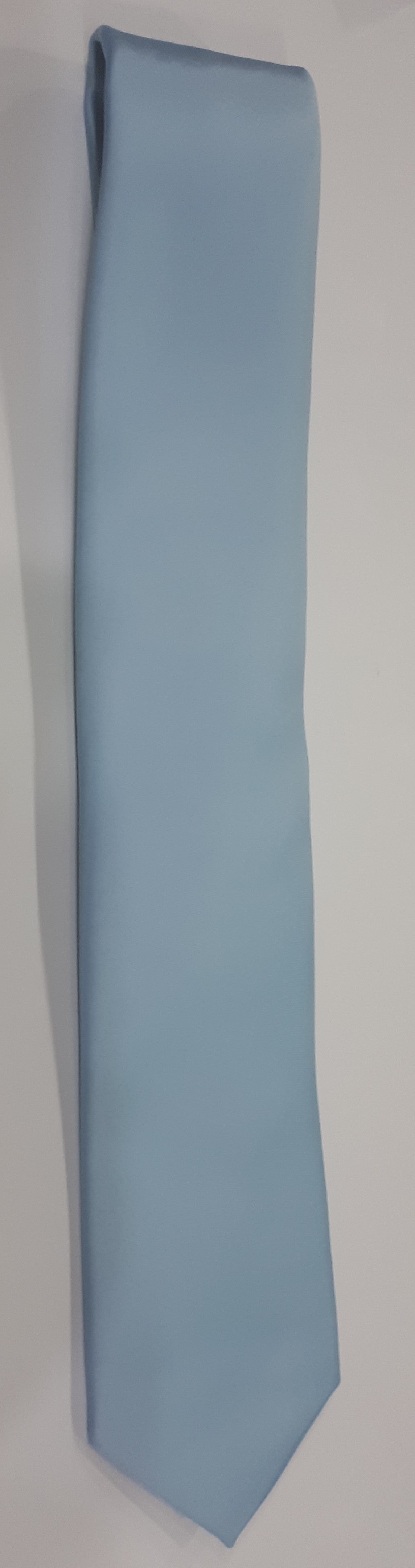 formal satin tie light blue