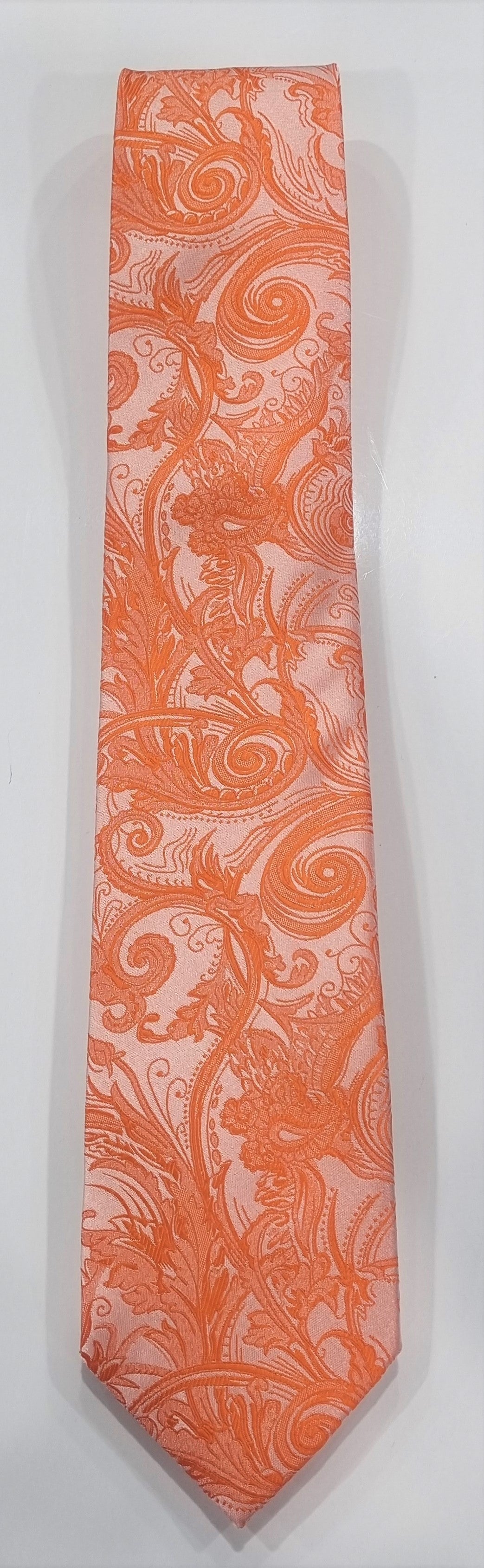 formal tie paisley pattern mandarin