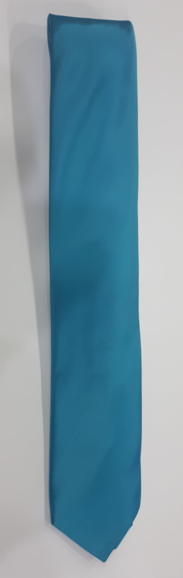 formal satin tie turquoise