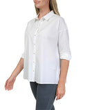 Jump Button Through Ruffle Hem Shirt