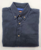 galway shirt black & khaki