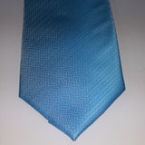 formalaties herringbone tie blue ice