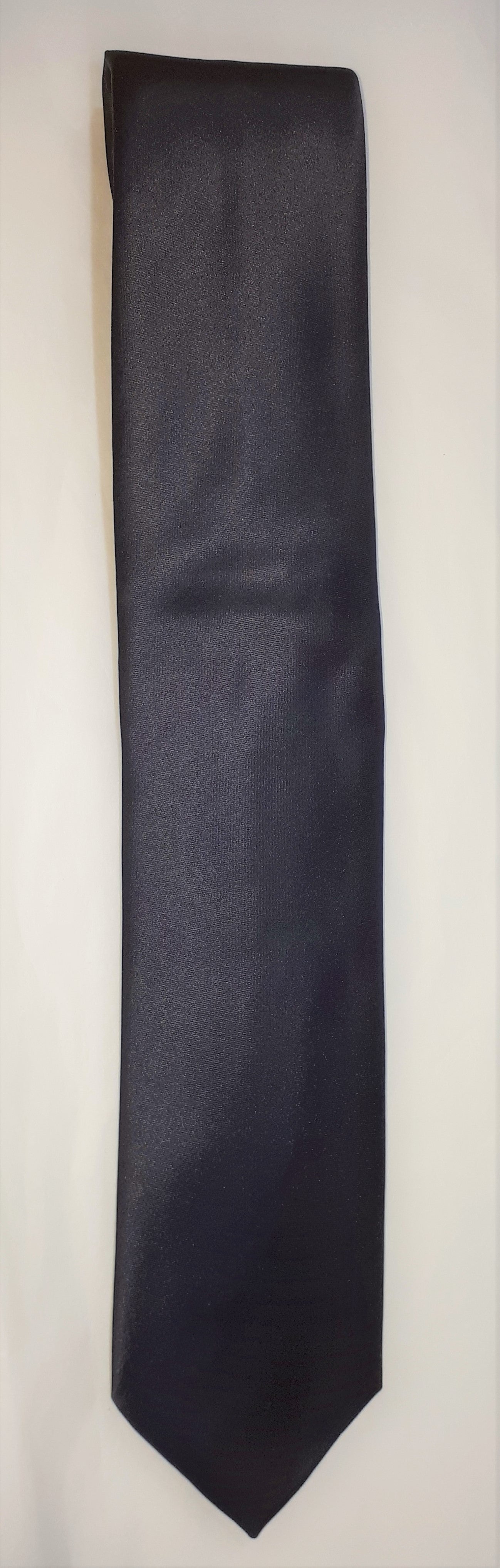 formal satin tie navy