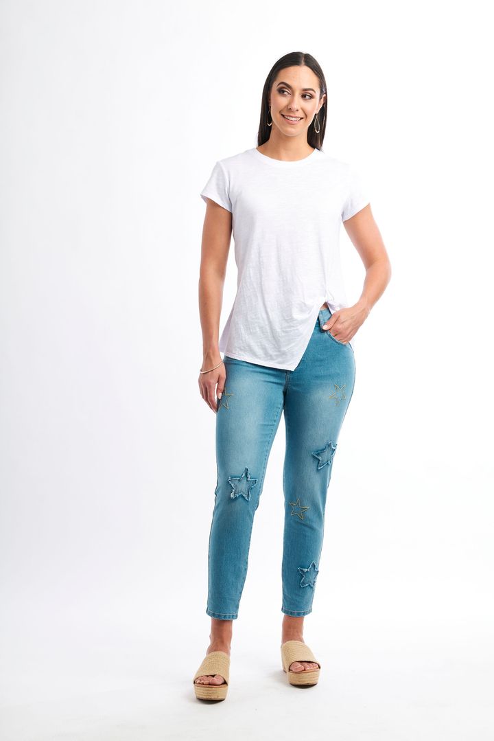 foil 'do the twist' tee