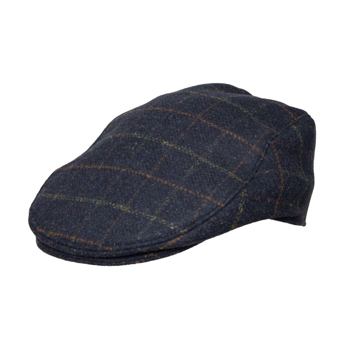 Dents Check Tweed Flat Cap