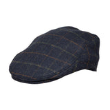 Dents Check Tweed Flat Cap